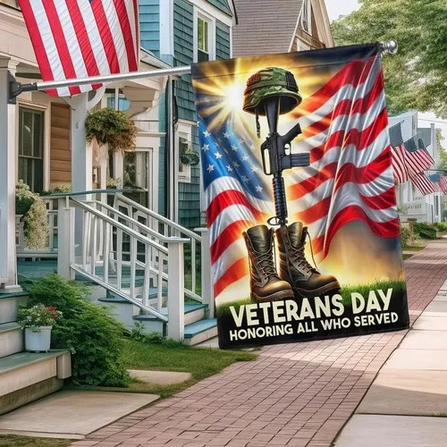 Veterans Day Honoring All Who Served Veteran Boots American Flag Graden Flag XXH LLP LLX uui
