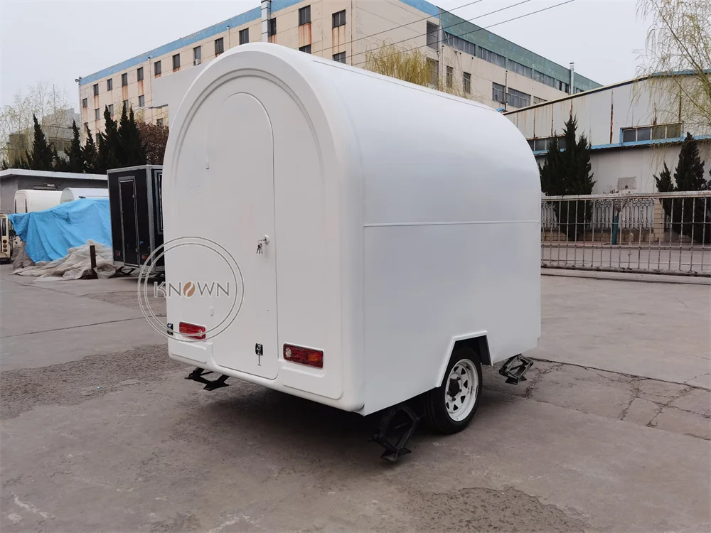 Food Truck Van Mobile Restaurant Concession Food Trailer Street Snack Pizza Kiosk Coffee Ice Cream Cart Fully Kitchen Equipments image 2