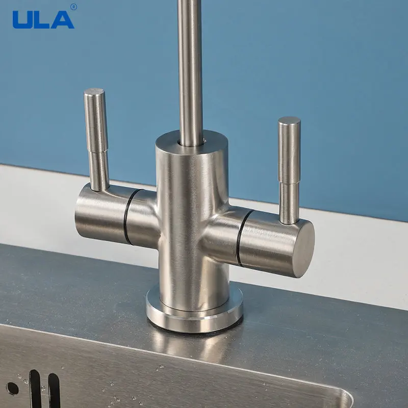 ULA Stainless Steel Kitchen Water Filter Faucet Drinking Water Tap Reverse Osmosis Drinking Water Filter Sink Tap Kitchen