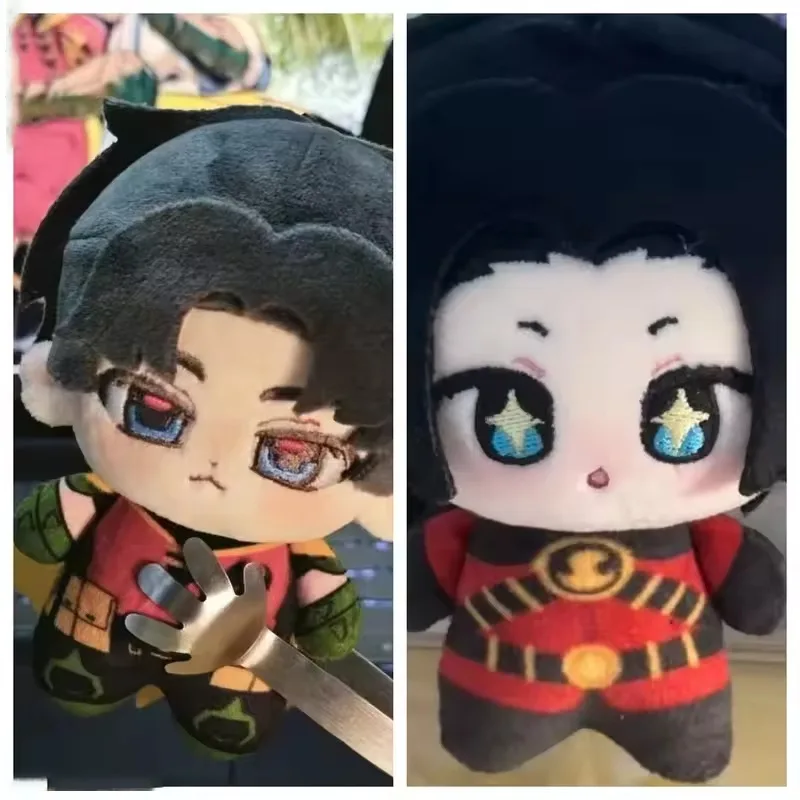 

10CM Anime Tim Drake Cosplay 10cm Printed Plush Doll Starfish Body Cotton Doll Backpack Pendant Keychain Kids Christmas Gifts
