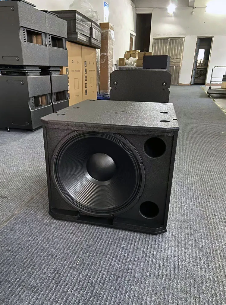 LA-6B Dual 15 Inch Neodymium Waterproof Passive Subwoofer for Outdoor Concert Stage