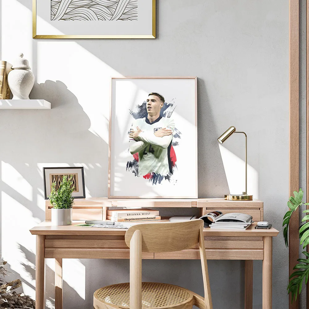 1PC Football Star C-Cole P-Palmer Posters Canvas Painting Print Room Home Bar Cafe Decor Room Wall Decor Soccer Fan Gift