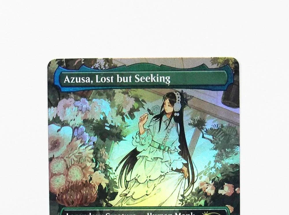 (Azusa، فقدت ولكن تسعى) بطاقات الوكيل السحرية Holo/Foil TCG لعبة جودة الوكيل لوحة تجميع اللعب أوراق التداول الوكيل #6