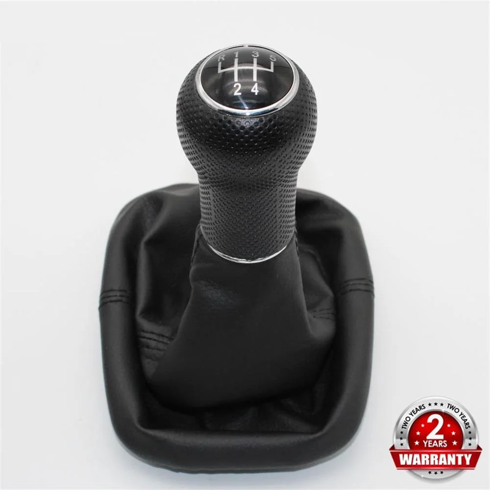 For Seat Leon 2000 2001 Toledo 1999 2000 2001 Car-Styling 5 Speed Gear 23 mm Hole Gear Lever Stick Shift Knob Leather Boot