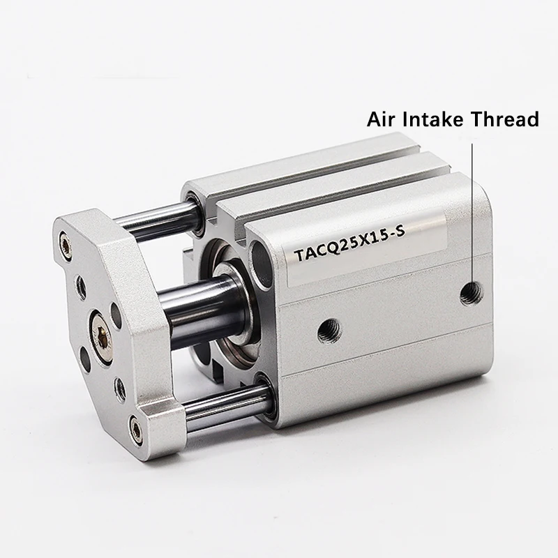 TACQ25 TACQ32 TACQ40 Bohrung 25mm 32mm 40mm Dreiachsiger Dreistangen-Kleinzylinder Hub 5-100mm Dünner Typ Pneumatischer Luftzylinder – Detail 5