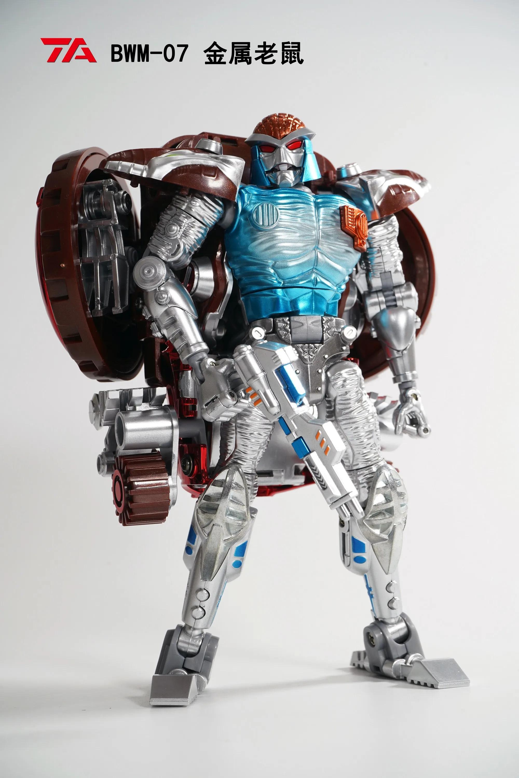 TransArt Toys TA BWM-07 TA METAL Rattrap Beast Wars BW Transformação Figura de ação