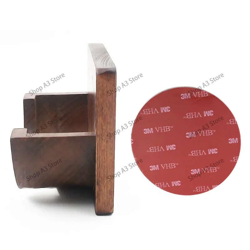 Wood Espresso Coffee Filter Holder Tampers Wall Mounted Rack Portafilter Storage Wall Rack Coffee Tools