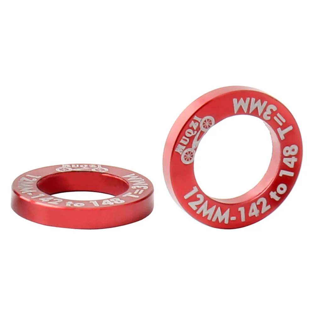 

2 Pcs Hub Conversion Spacer Bike Gasket Aluminum Alloy Washer Spacers Screw Washers Strong Structure Protect Accessories