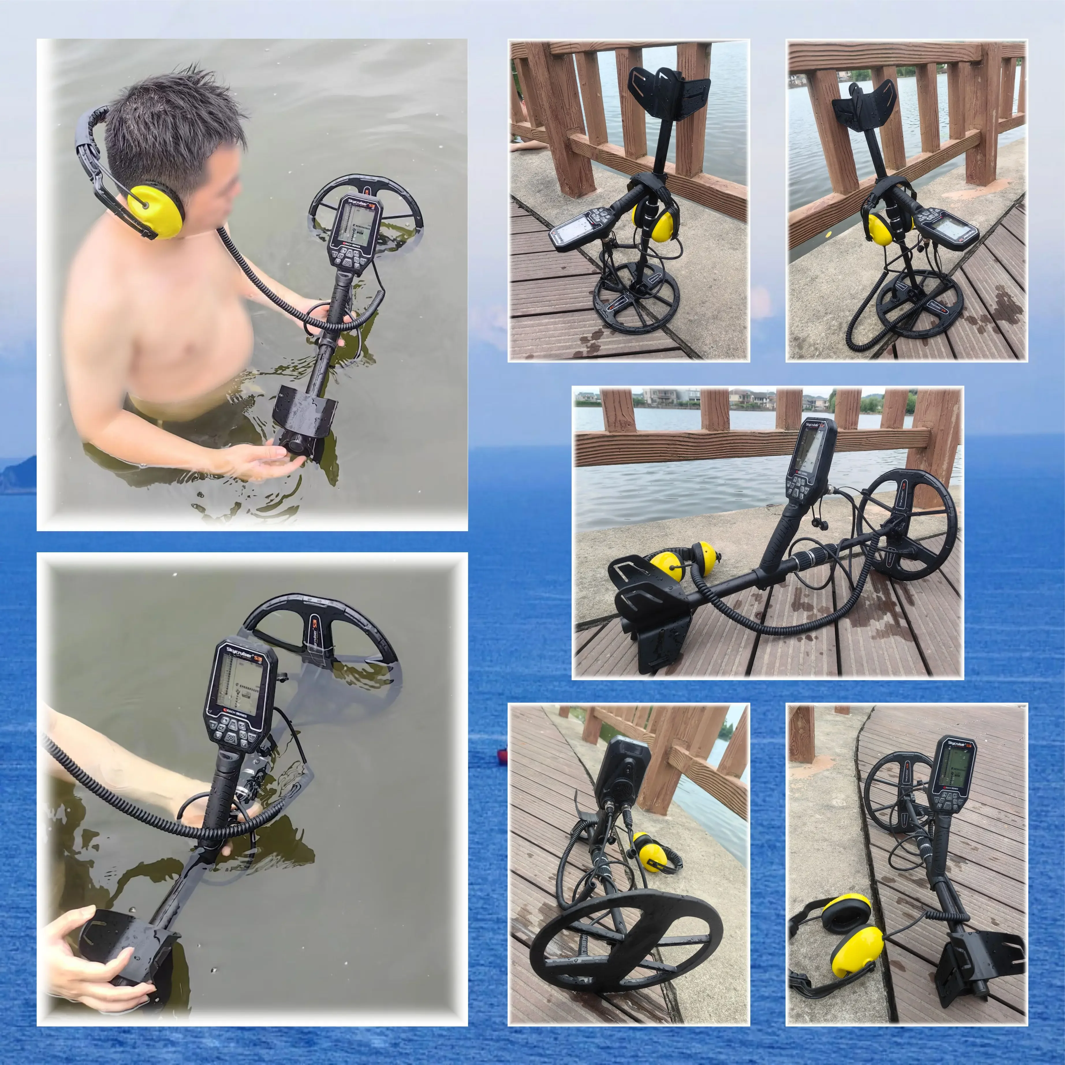 High-precision S31 Underground Metal Detector CD Beach All Metal Precise Gold Searching Tool with Backlight Detector De Metales