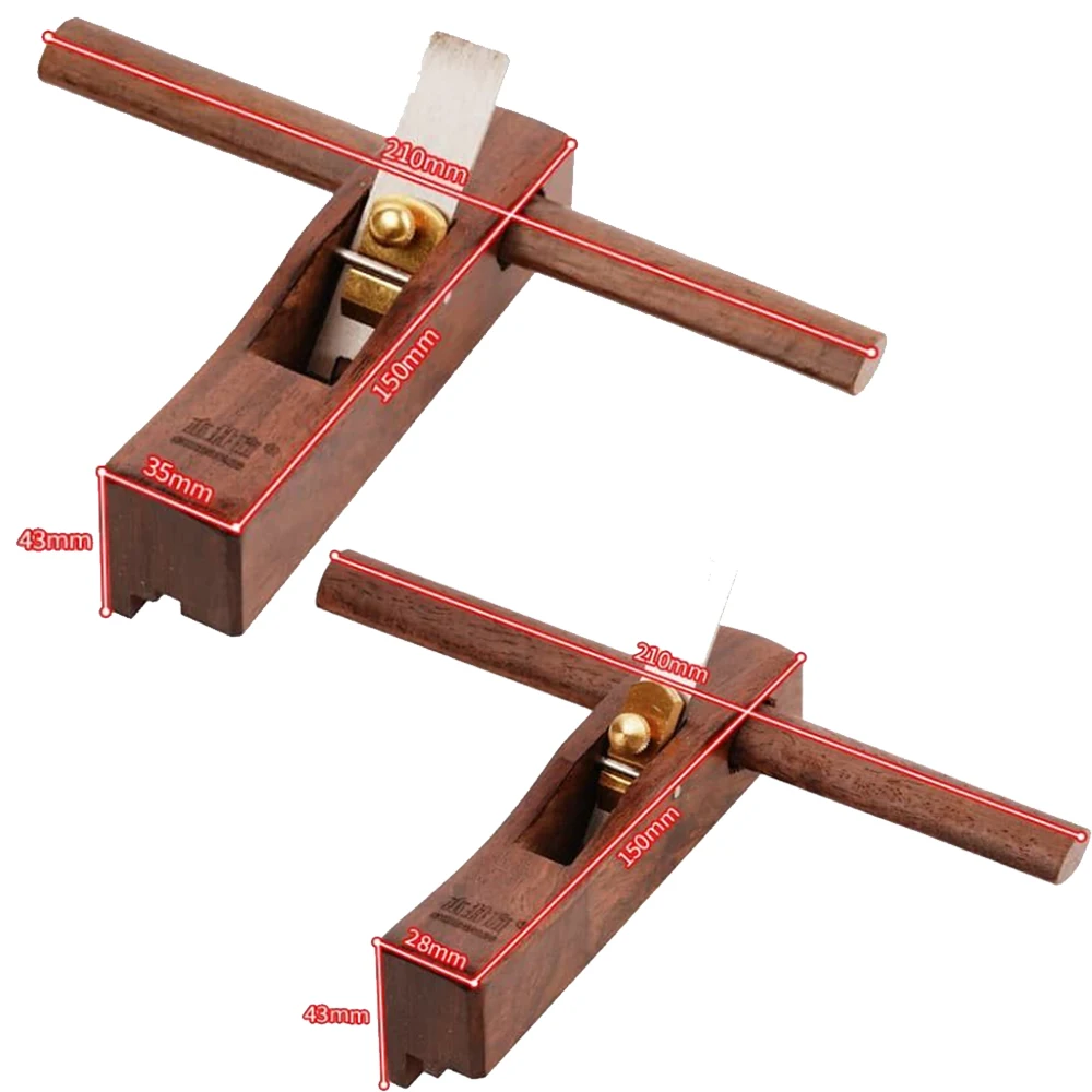 With High Carbon Steel Blade Compact Handheld Woodworking Grooving Tool for Fast Slotting Ebony Wood Tongue Groove Plane Set