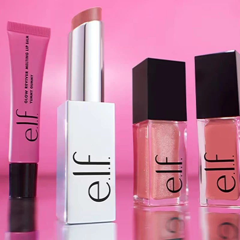E.l.f Cosmetic Set Combination High-quality Lipstick Lip Gloss Foundation Before Makeup Gel Setting Spray Fine Powder Texture