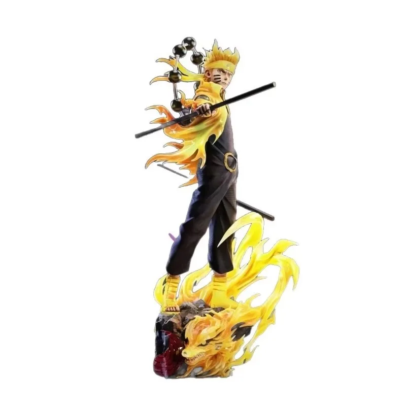 30 cm Naruto Shippuden Figurine Naruto Uzumaki Uchiha Sasuke japonais Anime PVC Figurine jouet Statue Collection modèle poupée