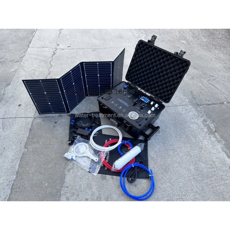 Solar-powered Water Purification System Water Treatment Equipment Water Filtration Outdoor Ro Machine Reverse Osmosis