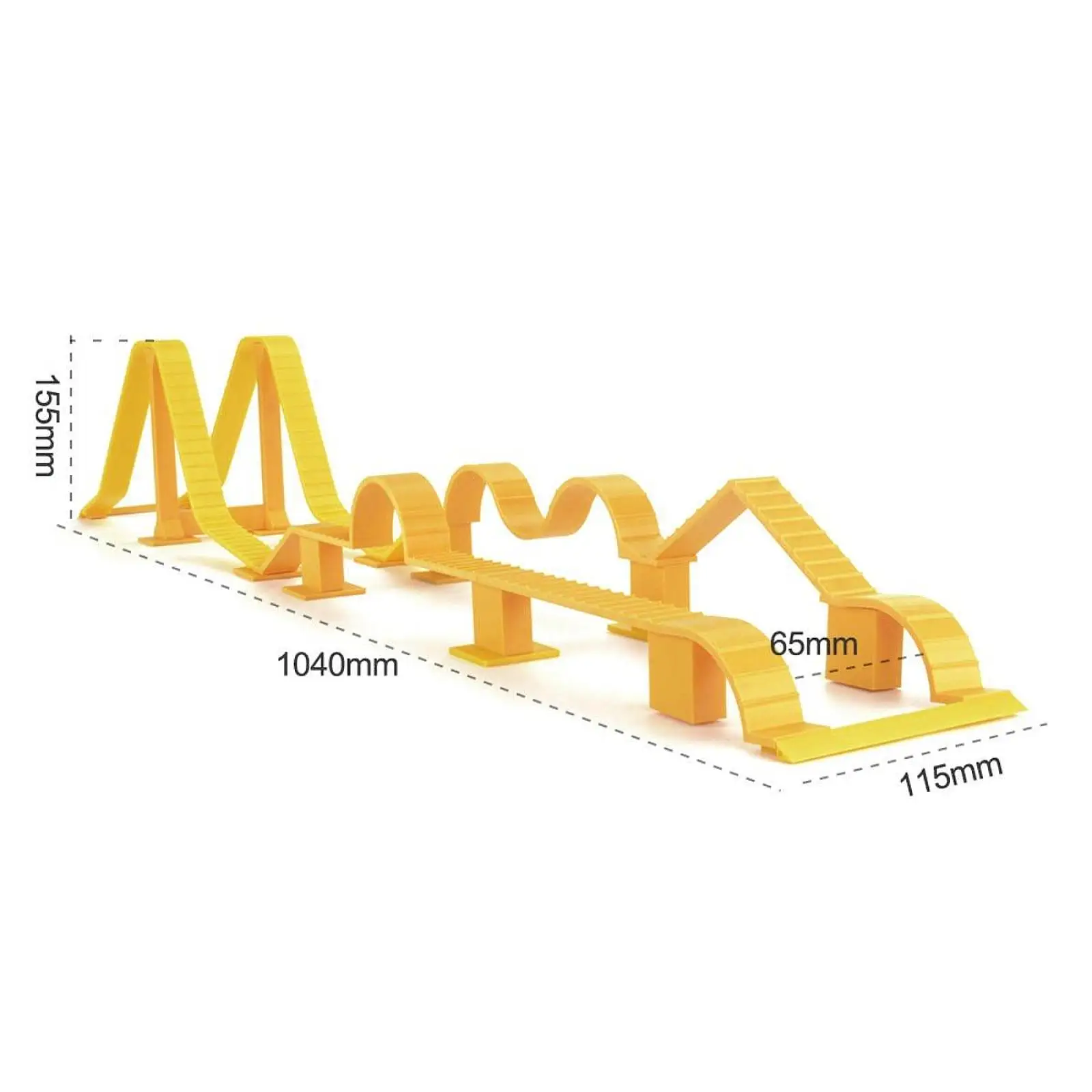 

RC Bridge for 1/24 1/18 Scale DIY Accessories,Climbing Scene Props Crawler Car,Simulation Obstacle Steep