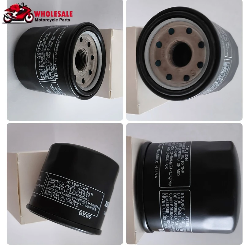 1 ud./2 unidades/4 unidades de filtro de aceite de motor para Honda Scooter FSC400 FSC600 FSC600A ala plateada ABS FJS 600 FSC400S FJS400 FJS FSC 400 600