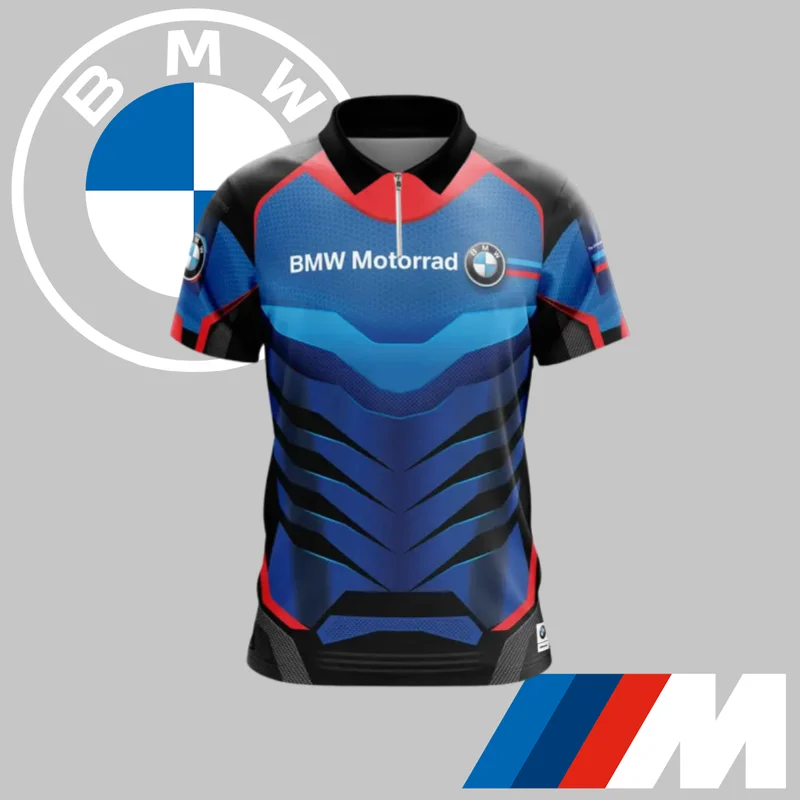 

BMW Summer Men's Quick-drying POLO Shirt T-shirt New High-quality Luxury Sports and Leisure Brand Polo Shirt Moto Short Sleeves