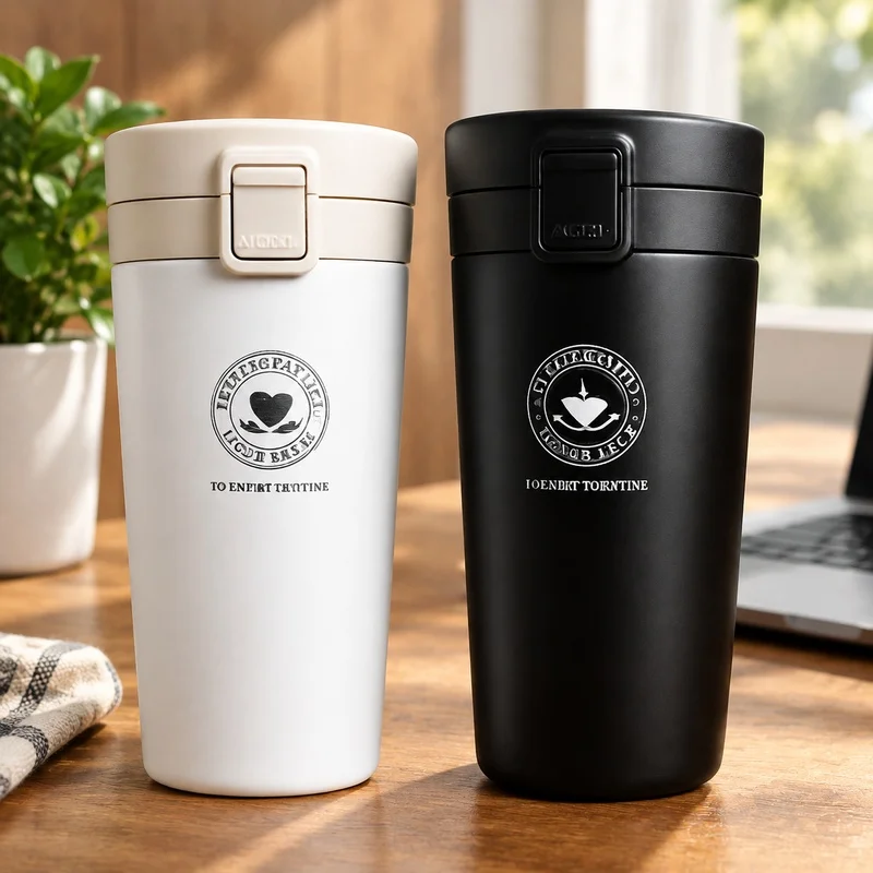 Double-Wall Stainless Steel Thermal Bottle 380/510ML Insulated Travel Mug for Outdoor Activities Keeps Drinks Hot or Cold