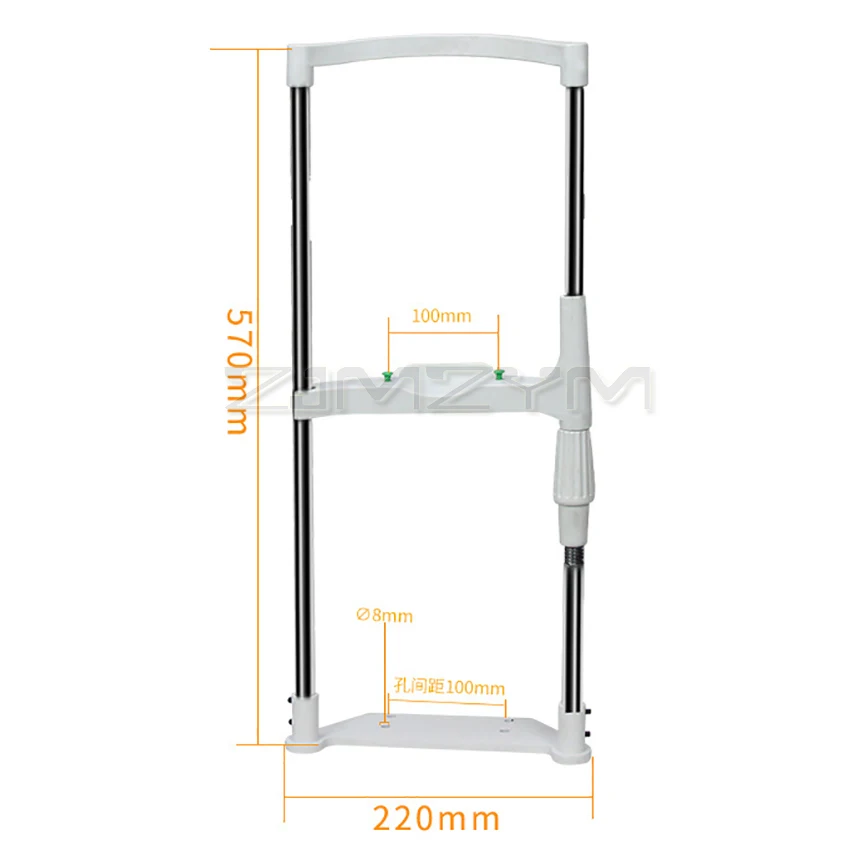 Imagem -04 - Instrumento Óptico Chin Rest Testa Bracket Grupo Fit para Lâmpada de Fenda e Outros Dispositivos Alta Qualidade Cr6