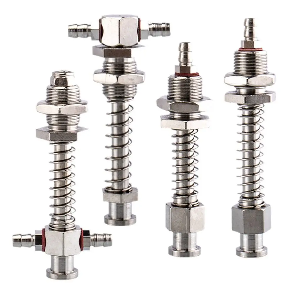 1Pcs M10 Vacuum Suction Cup Bracket T-Type Side Tail Air Inlet Vacuum Nozzle Rod M10-L45 To M10-L110 Large Head