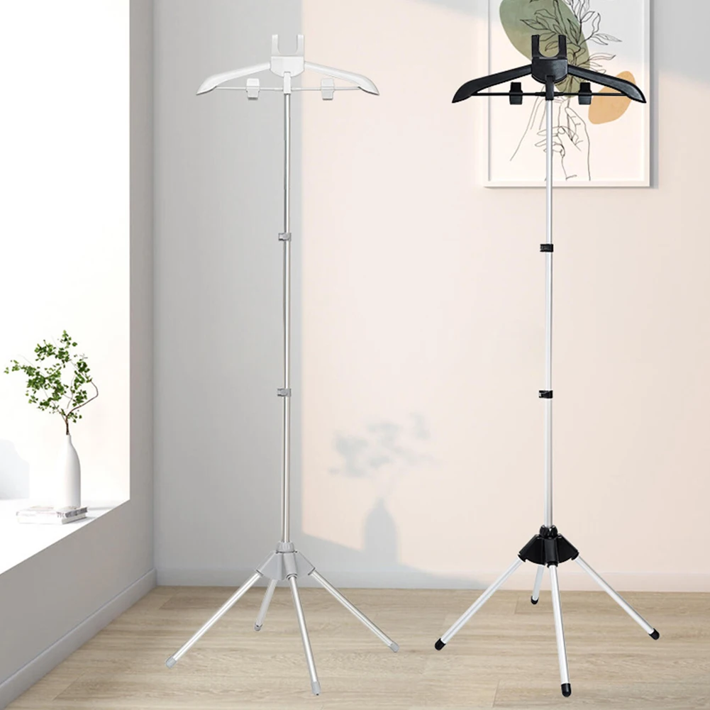Garment Steamer Rack Aluminium Alloy Clothes Steamer Holder Height Adjustable Hanging Ironing Rack for Home Travel