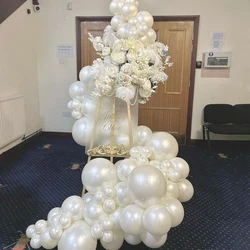 50/100Pcs Pearl White Balloons for Wedding 5/10/12inch Pearlized White Latex Ballon Engagement Wedding Decor