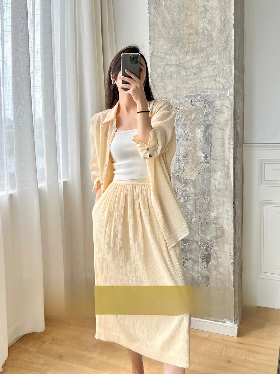 

Romantic Ruffle Texture irt And Bloomer Set by Amyy Studios Special Offer Aosphere Sensation Women's Faion Ensemble