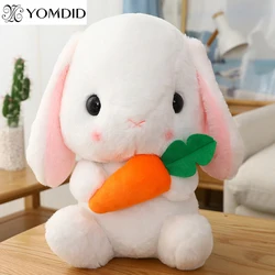YOMDID Cute Rabbit Plush Doll Stuffed Soft cushion Bunny Kid Pillow Doll Birthday Gift for Children Baby Accompany Sleep Pillow
