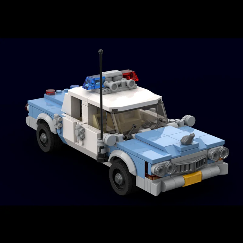 Blocchi da Costruzione Auto Urbana, Modello Veicolo della Polizia di Gotham City, Mattoncini Tecnologici, Giocattolo da Assemblare Fai-da-Te, Regalo per le Festività