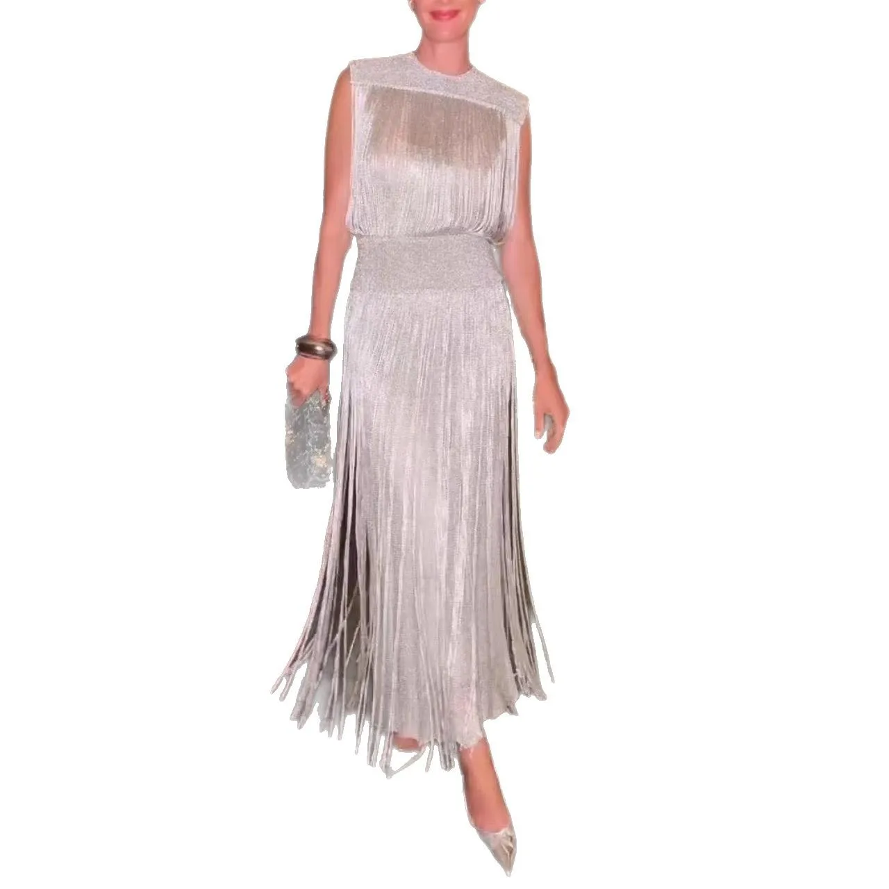 2026年新作ファッションタッセルウエストシャツ＋スカートツーピースセット レディース 夏 セクシーでエレガントな無地ベストスカートセット 女性用