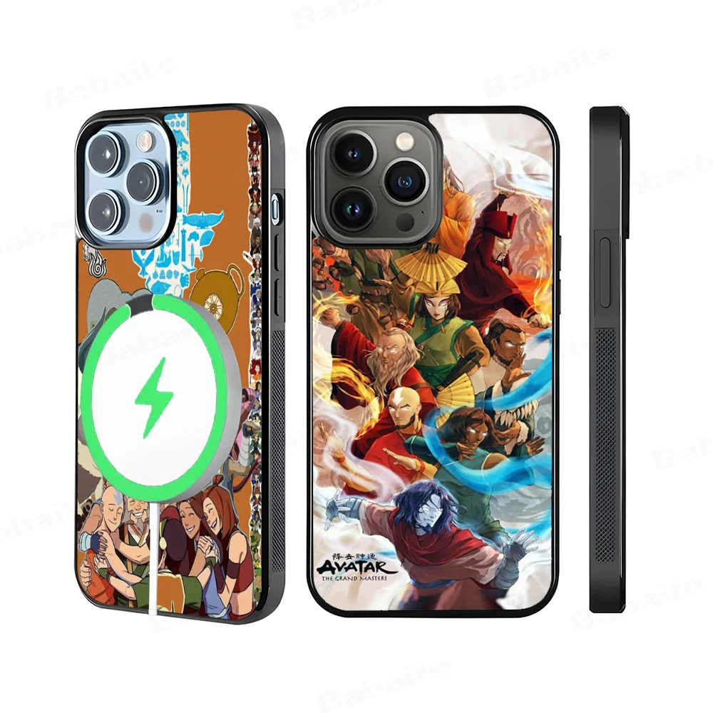 A-Avatar the Last Airbender Phone Case Magnetic Case For iPhone 16 14 13 12 11 15 Pro Max Plus For Magsafe Wireless Charge