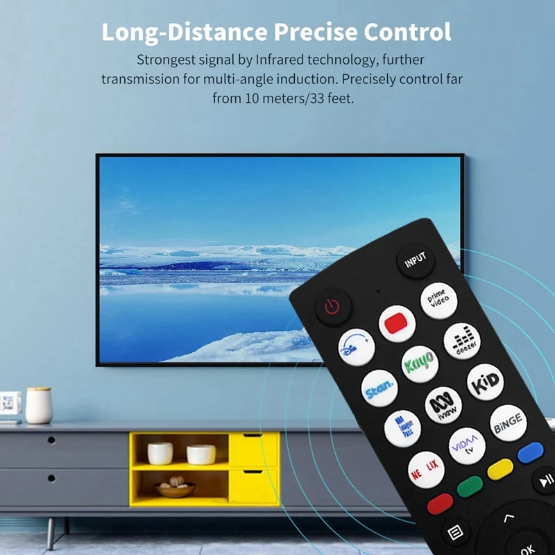 Replace ERF2R36H Remote Control For HISENSE TV Smart Android LED Remote Control Durable Easy Install