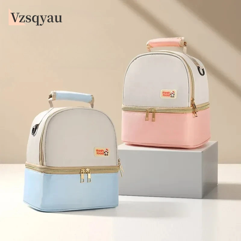 

Drink Milk Insulation Bag Feeding Bottle Backpack Picnic Preservation Lunch Bags Multifunction Baby Food Breast Pump Thermal Bag