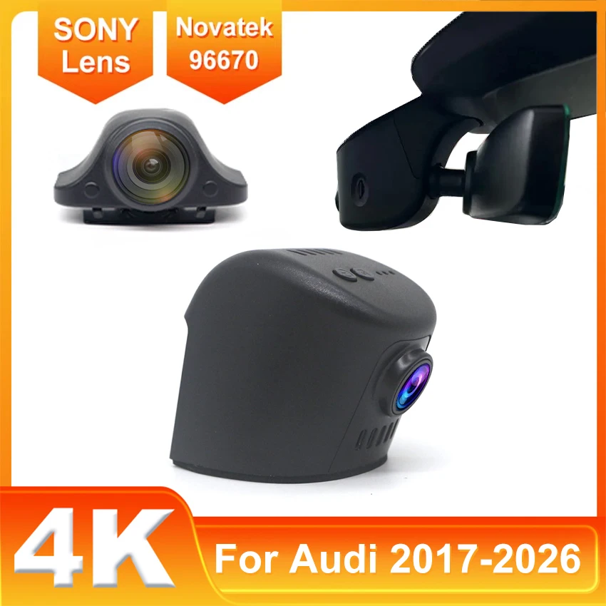 OEM Dash Cam for Audi A3/A4/A5/Q5/Q3/A6 with Night Vision & WiFi, Dashcam for audi A7/Q7/A1/Q2/TT/RS/S/SQ5/S8/SQ8 2017-2026