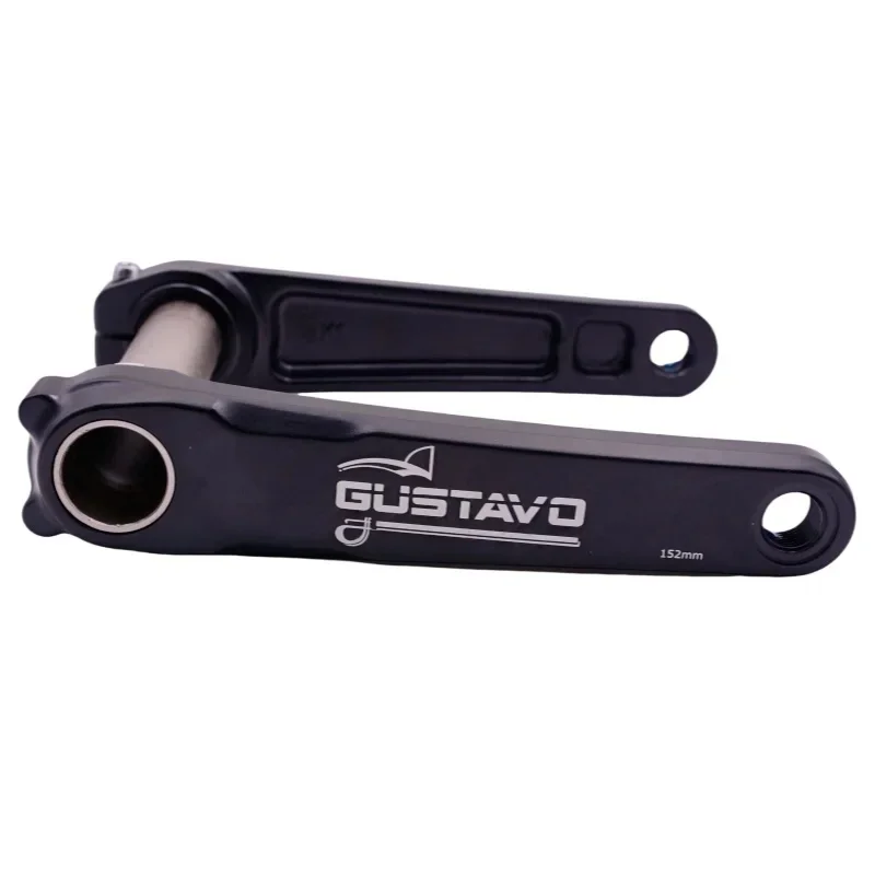 GUSTAVO خفيفة للأطفال قابلة للطي دراجة كرانسيت سبائك الألومنيوم دراجة جوفاء التكنولوجيا كرنك 135/140/152 مللي متر #1