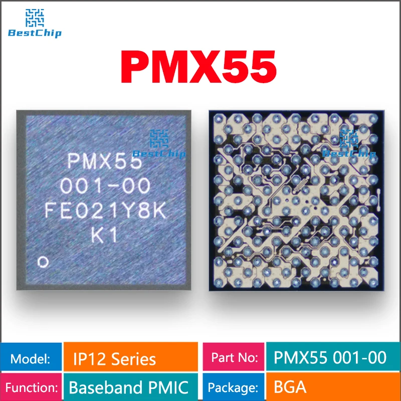 3-10pcs PMX55 001-00 Baseband Pmu power  ic for iphone 12 12PRO/12PRO Max /12mini