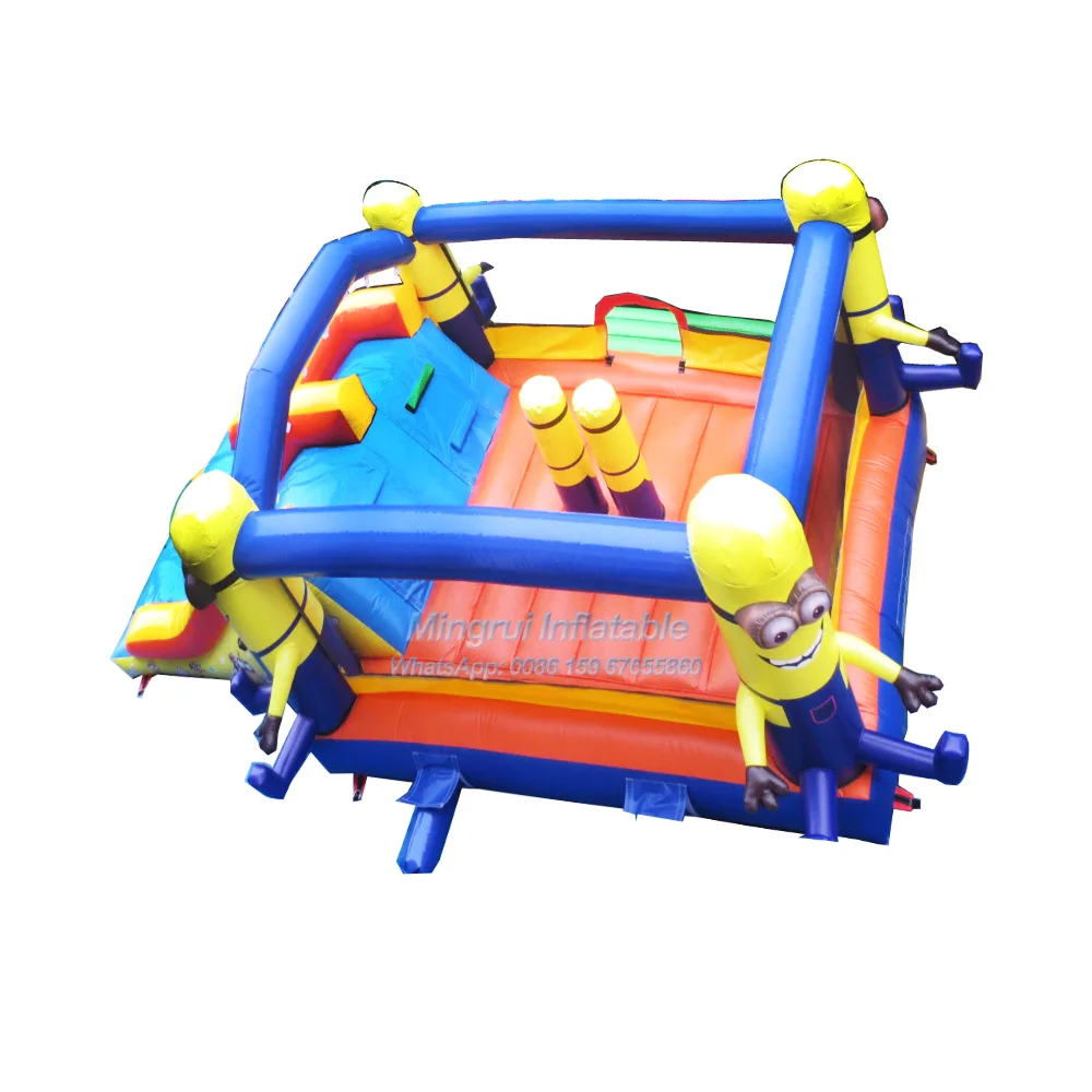 Inflatable Bouncer House, Small Yellow Man, Free Shipping