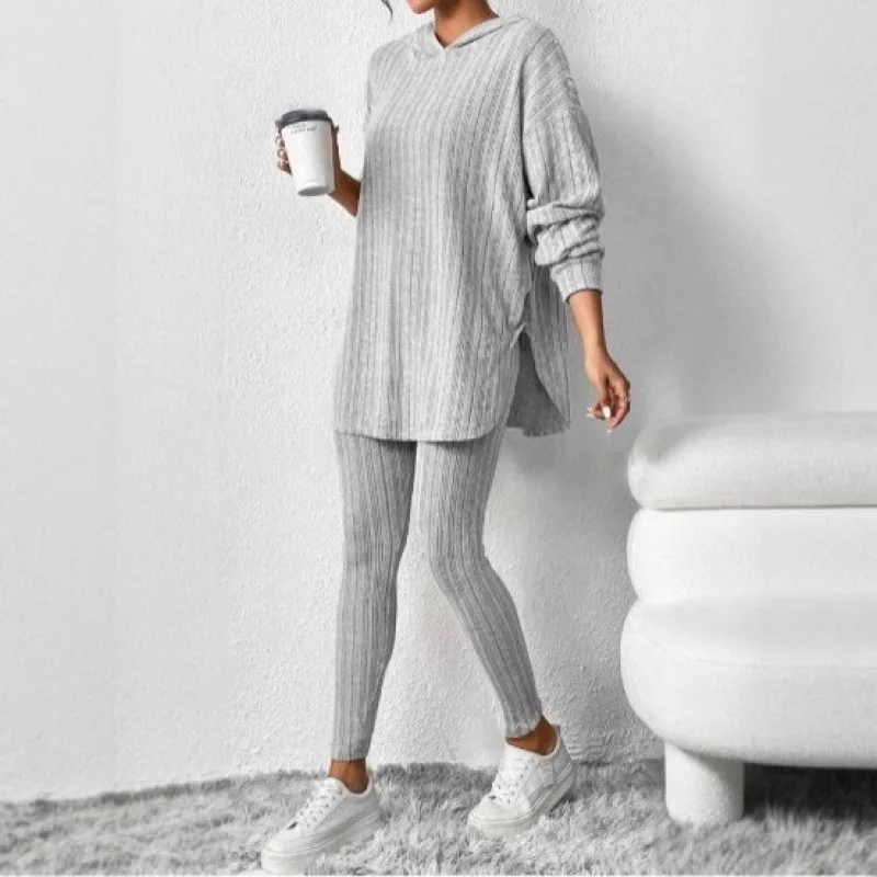 Room Wear Ladies Winter Women Pajamas Woman Set Cap Built Pajamas Ensemble Pyjama Femme Bidol for Night Women Women's Pajama Set