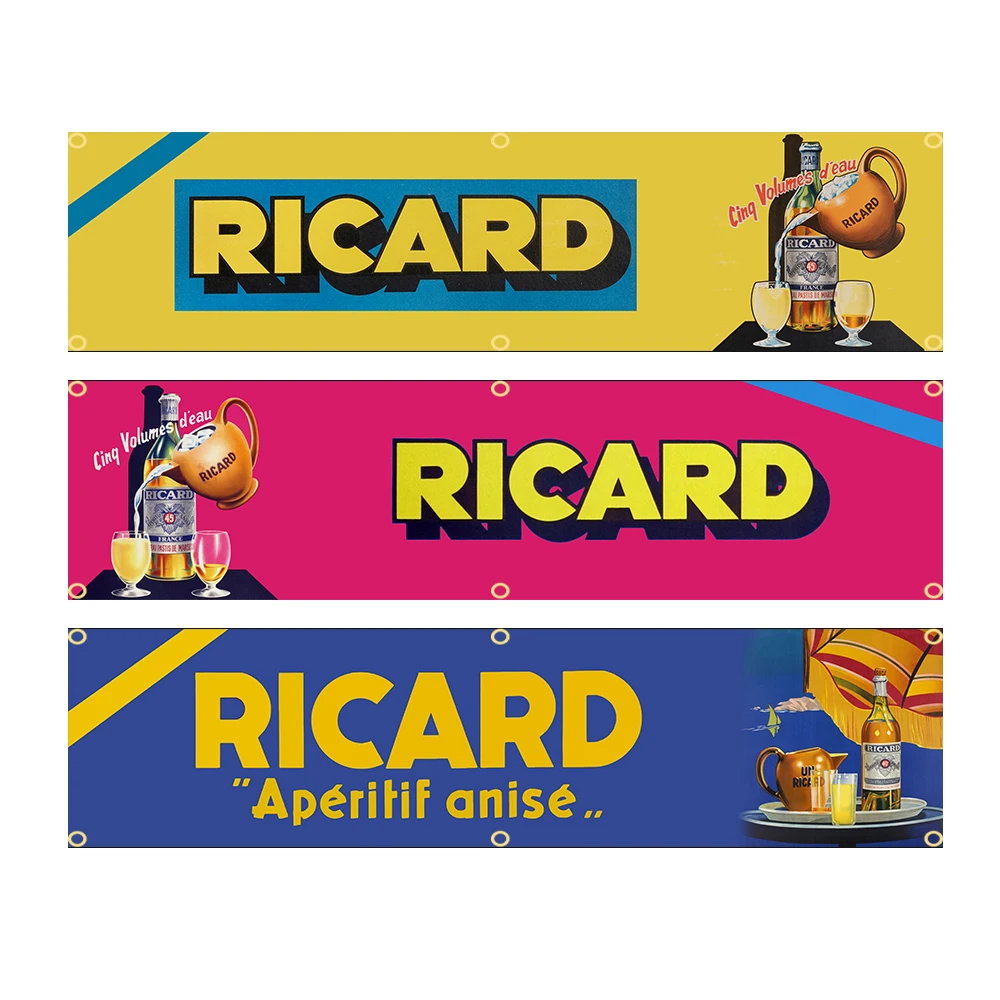 60x240cm RICARDs Banner Tapestry Polyester Printed Flag Garage or Outdoor For Decoration