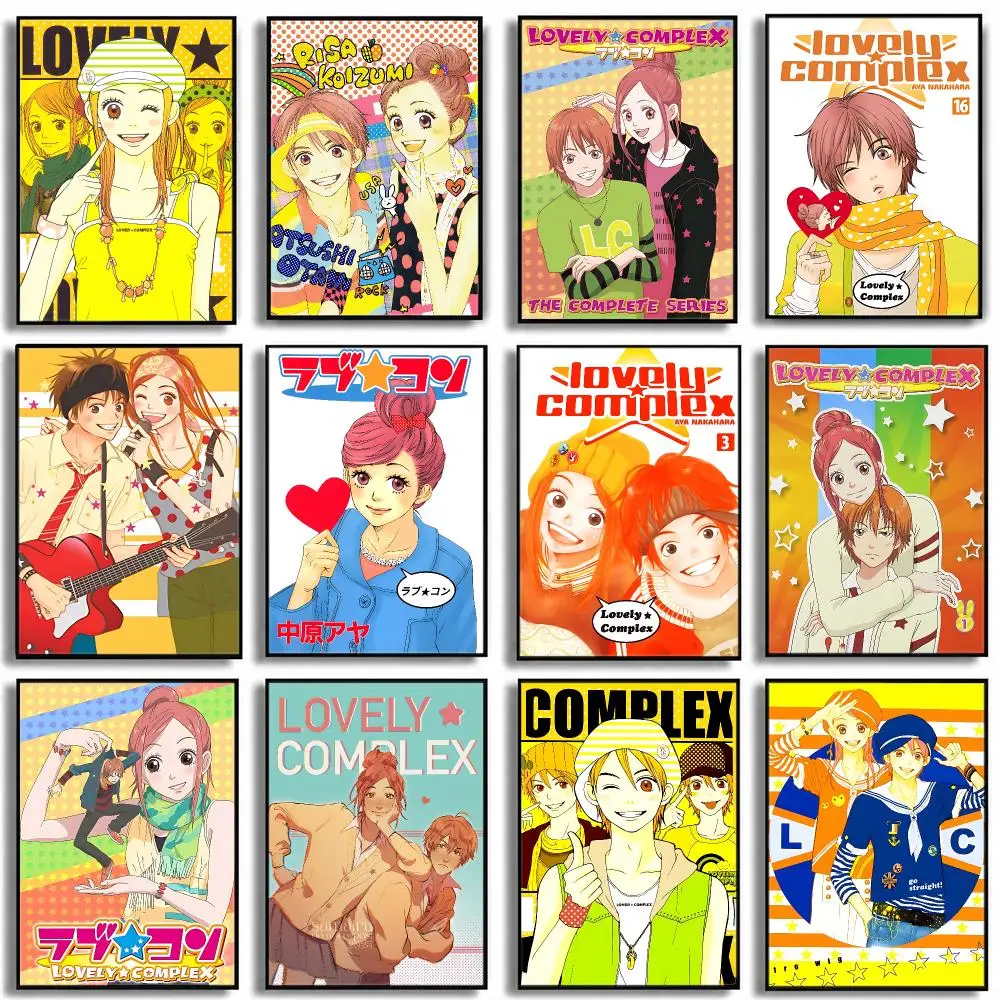 anime Love Complex Poster HD Poster High End Luxury Home Decoration Suitable for Living Room Bedroom Corridor and Gift Giving
