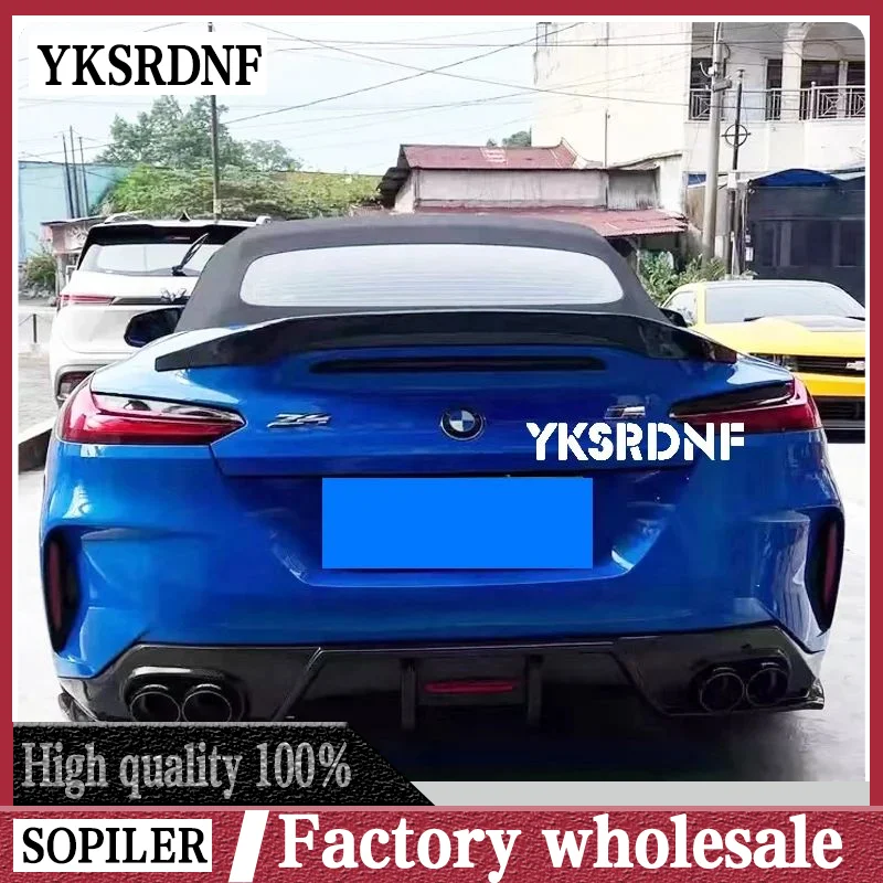 G29 TRD Style FRP/ Carbon fiber Rear Spoiler For BMW Z4 Rear Trunk Spoiler Duckbill 2019-2025 2 Door Roadster 