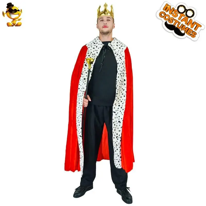 

Взрослый мужской халат короля на Хэллоуин для ролевых игр, сценический костюм для косплея, традиционная этническая одежда, зимняя коллекция