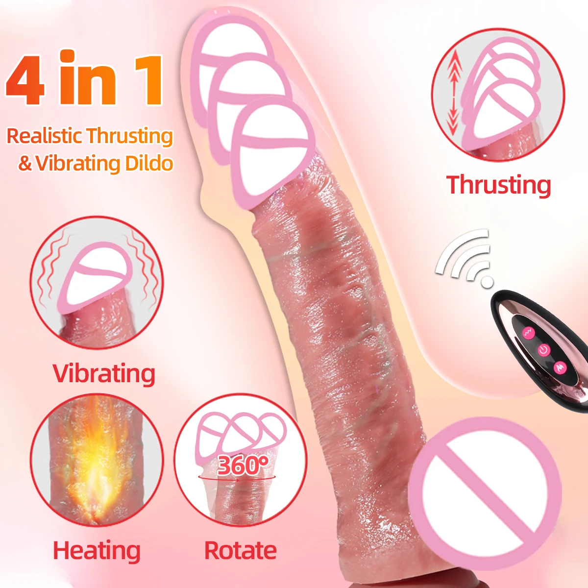 Realistic Super Dildo Vibrator Waterproof Silicone Penis Adult Sex Toys Anal Vagina Masturbator Dildo with Suction Cup Cock Gode