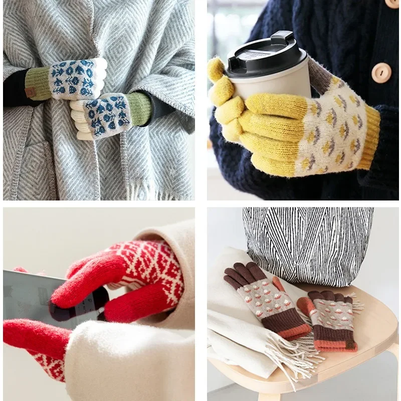 luva-de-cinco-dedos-reforcada-para-acampamento-de-inverno-modelo-retro-com-blocos-de-cores-ideal-para-adultos-mantem-as-maos-quentes-luva-de-trico-para-viagens-com-tela-sensivel-ao-toque