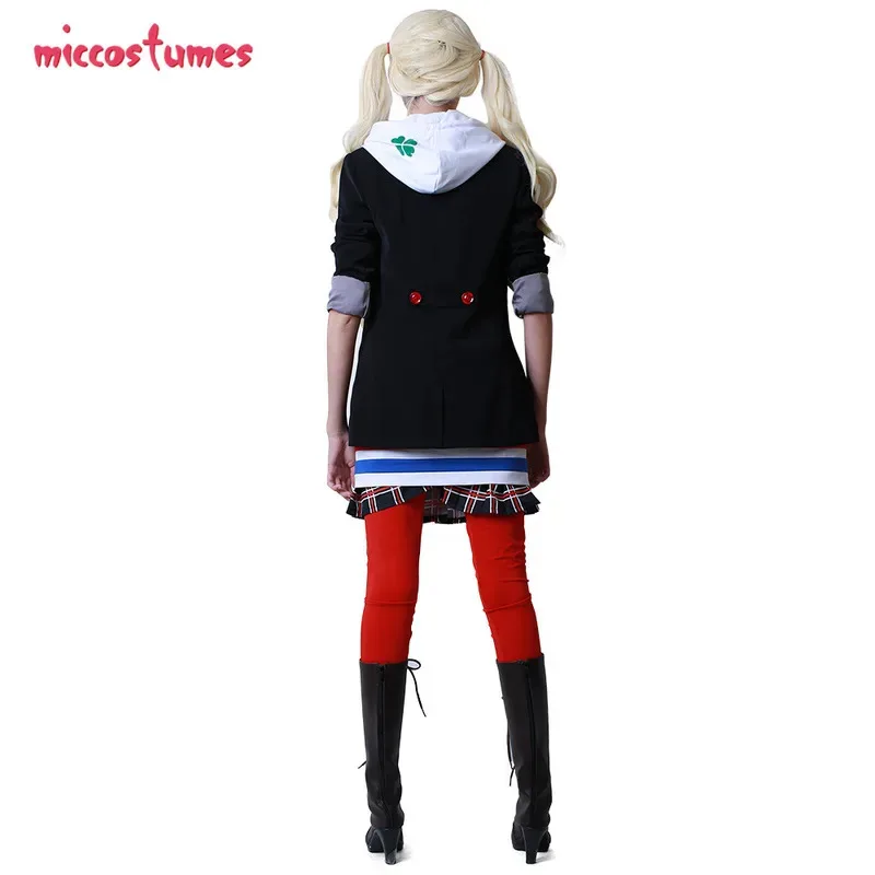 

CyMiccostumes женский костюм Энн, студенческий косплей, академия, школьная зимняя форма, полный комплект с капюшоном, курткой и юбкой