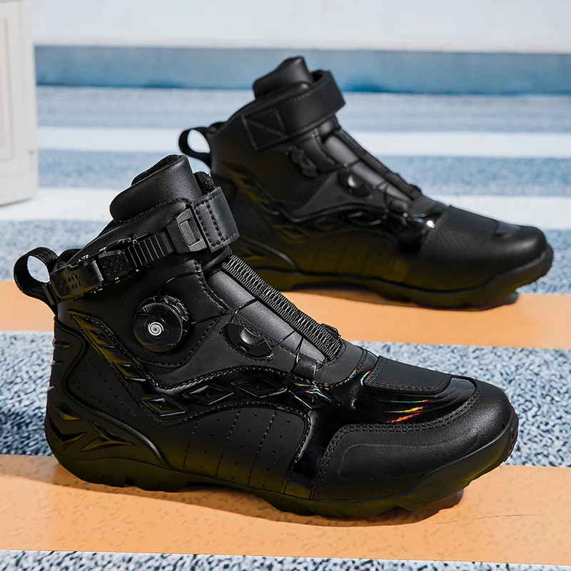 

New season leisure professional protective riding boots unisex anti slip comfortable breathable off-road motorcycle riding shoes