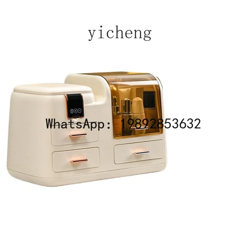 

Коробка для хранения косметики TT, настольный комод, полка для средств по уходу за кожей, встроенная с зеркалом