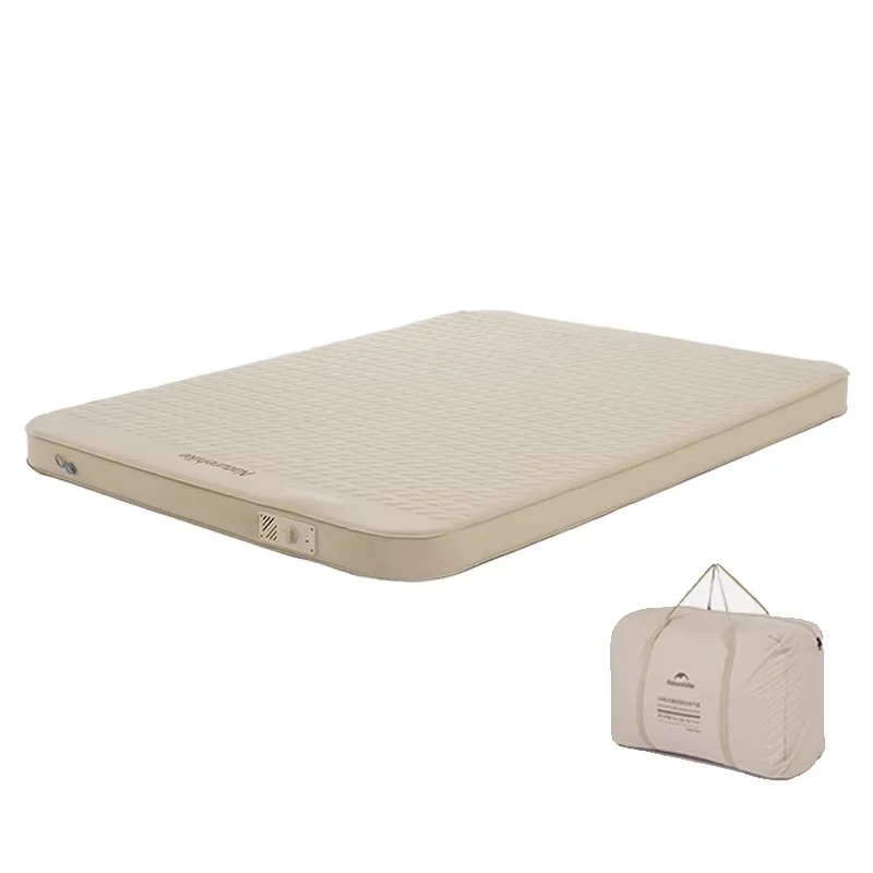 Naturehike C12 materac dmuchany Camping wbudowana pompa samopompująca poduszka namiot zewnętrzny nadmuchiwane łóżko 12cm podwójna karimata — zdjęcie 2