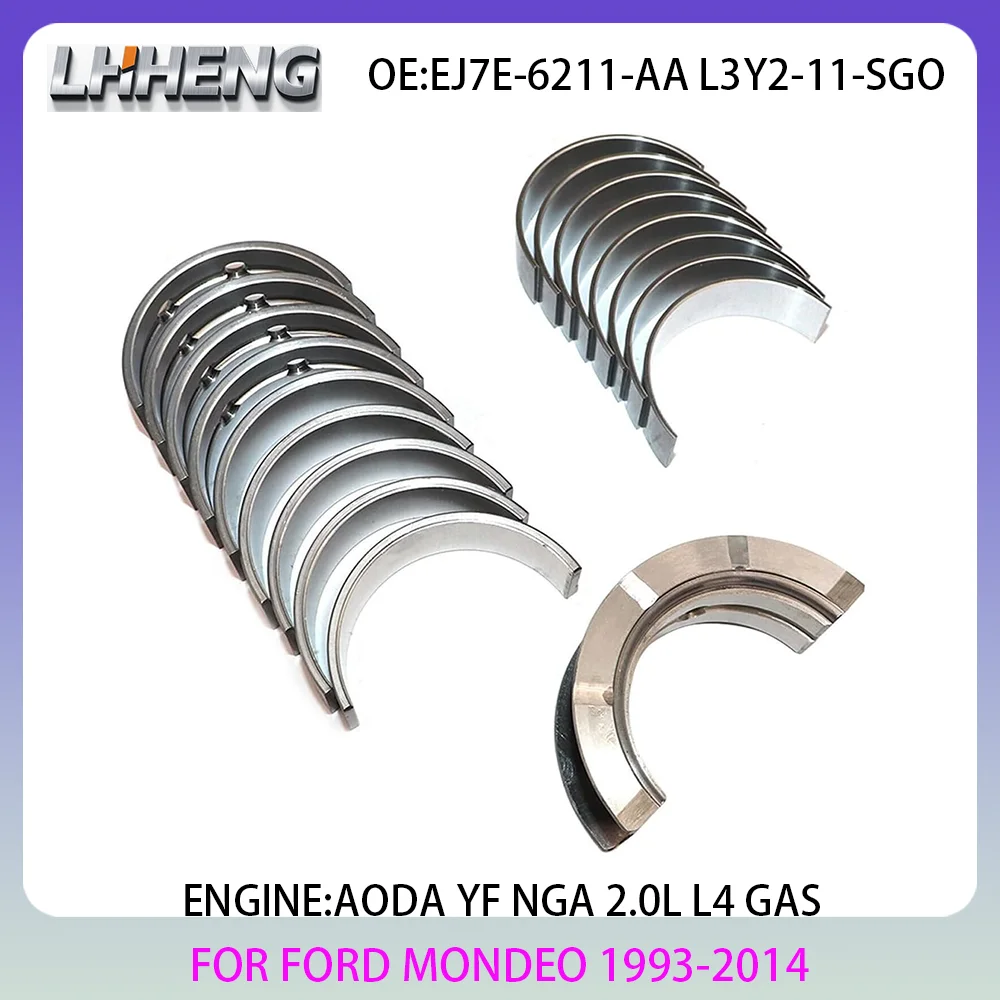 Kit de rodamientos de varilla y principal del motor YF para FORD C-MAX COUGAR FOCUS C-MAX MAVERICK MONDEO S-MAX 2.0L 2.0 L T L4 GAS 93-14 EJ7E-6211-AA