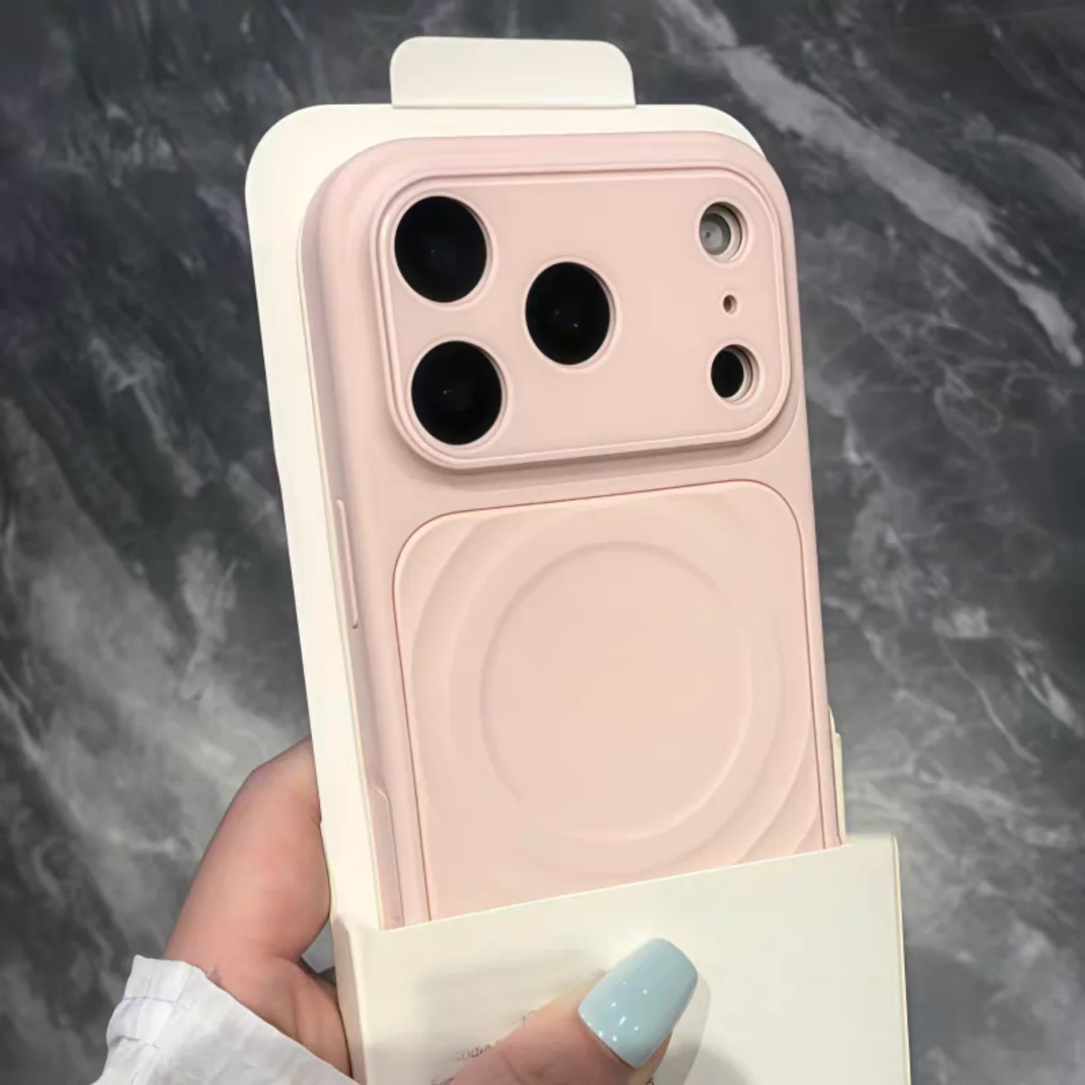 Phone Cases With Camera Cover - Capa de Silicone Líquido Luxuosa com