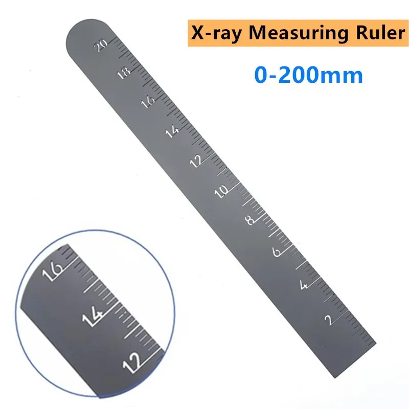 Orthopedic X-ray Measuring ruler perspective development film stainless steel caliper measuring tool